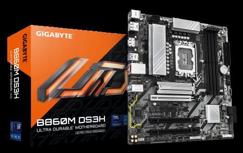 GIGABYTE B860M DS3H Placa base - CPUs Intel Core U
