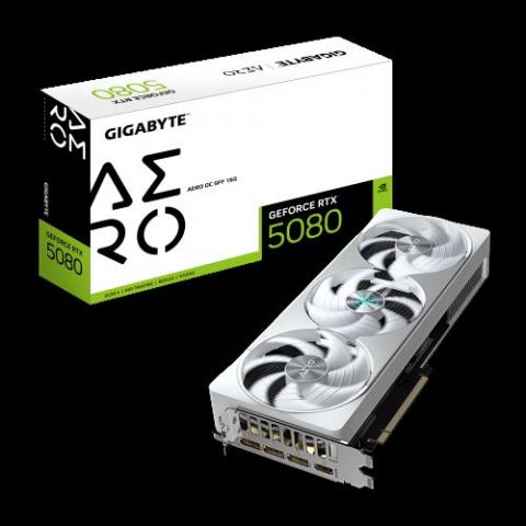 GIGABYTE GeForce RTX 5080 AERO OC SFF 16G Tarjeta
