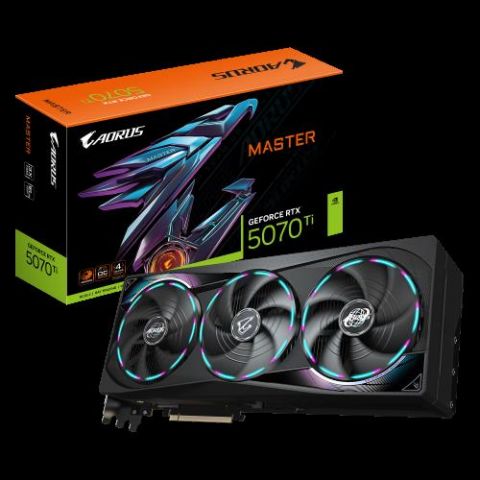 GIGABYTE AORUS GeForce RTX 5070 Ti MASTER 16G Tarj