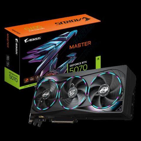 GIGABYTE AORUS GeForce RTX 5070 MASTER 12G Tarjeta