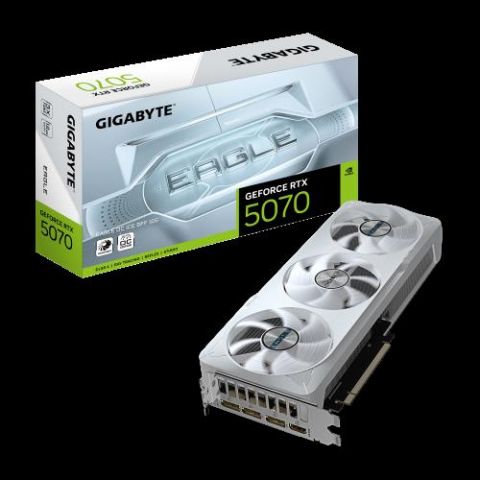 GIGABYTE GeForce RTX 5070 EAGLE OC ICE SFF 12G Tar