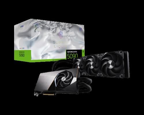 MSI SUPRIM GEFORCE RTX 5090 32G LIQUID SOC tarjeta