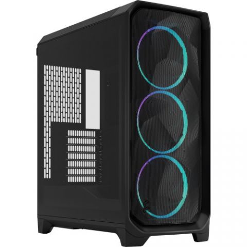 FRACTAL CAJA MESHIFY 3 BLACK RGB TG LIGHT TINT FD-