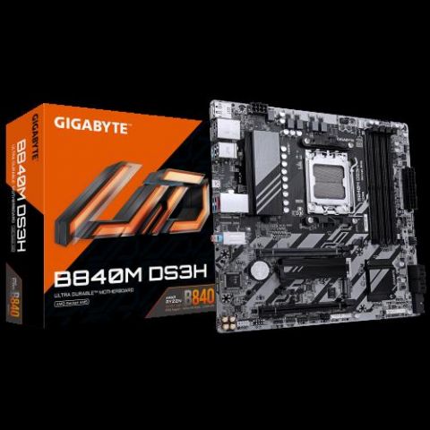 GIGABYTE B840M DS3H Placa base - Procesadores AMD