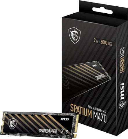SSD MSI SPATIUM M470 Pro PCIe 4.0 NVMe M.2 2TB