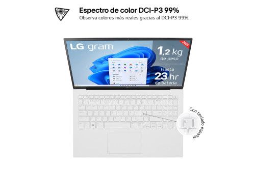 LG GRAM DE 15 PULGADAS LAPTOP LIGERO DE 16GB RAM I