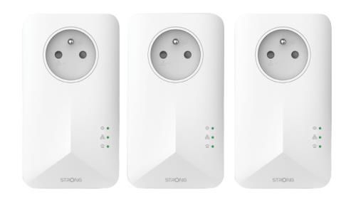 Strong Powerline 1000 1000 Mbit/s Ethernet Blanco