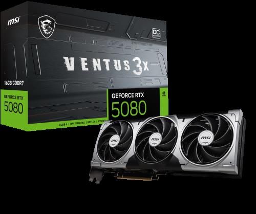 MSI VENTUS GeForce RTX5080 16G 3X OC NVIDIA GeForc