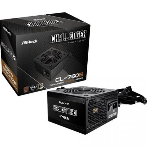 FUENTE ALIMENTACION ASROCK CL-750B,PSU,750W,80 PLU