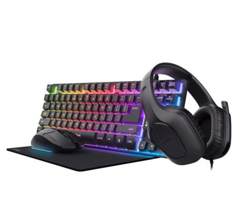 TRUST GXT780 4-IN-1 GAMING BUNDLE BLK ES