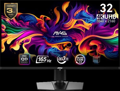 MSI MAG 321UP QD-OLED pantalla para PC 80 cm (31.5