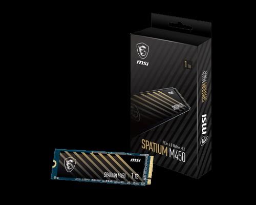MSI SPATIUM M450 PCIe 4.0 NVMe M.2 1TB PCI Express