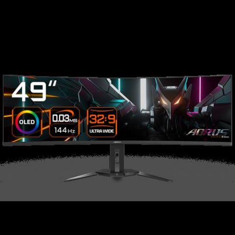 GIGABYTE Monitor de juegos curvo CO49DQ OLED - 512