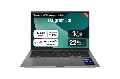 LG Gram 16ZD90T Intel Core Ultra 7 255H Portátil 4