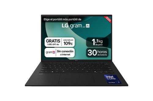 LG Gram 14ZD90T Intel Core Ultra 7 255H Portátil 3