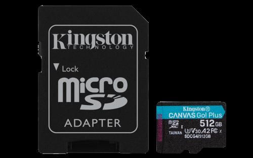 Kingston Technology Tarjeta microSDXC Canvas Go Pl