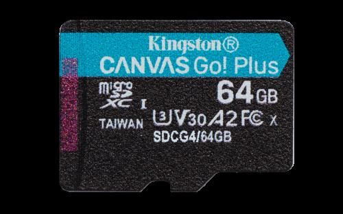 Kingston Technology 64GB microSDXC Canvas Go Plus
