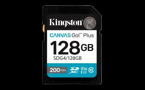 Kingston Technology 128GB SDXC Canvas Go Plus Gen4