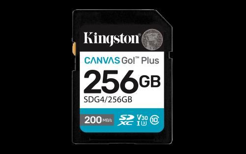 Kingston Technology 256GB SDXC Canvas Go Plus Gen4