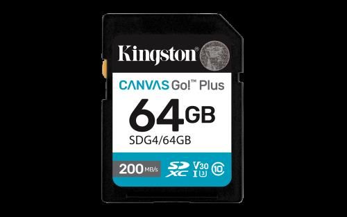 Kingston Technology 64GB SDXC Canvas Go Plus Gen4