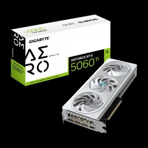 GIGABYTE GeForce RTX 5060 Ti AERO OC 16G Tarjeta G