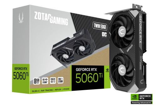VGA ZOTAC RTX 5060 TI 8GB TWIN EDGE OC,NV,RTX5060T