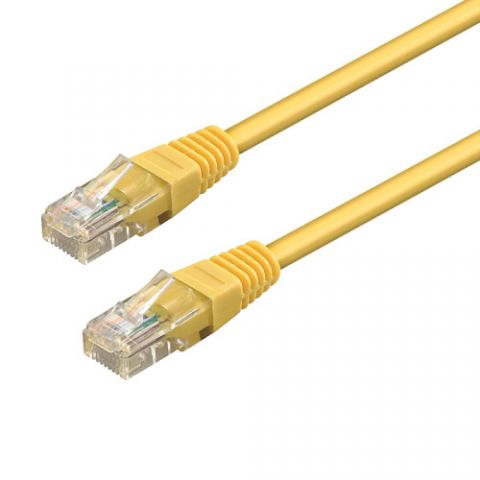 WP WPC-PAT-6U020Y cable de red Amarillo 2 m Cat6 U