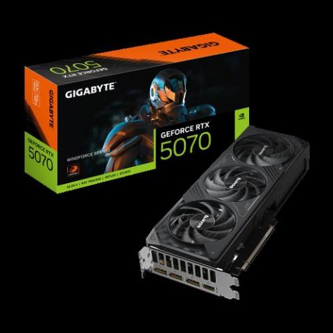 GIGABYTE GeForce RTX 5070 WINDFORCE SFF 12G Tarjet