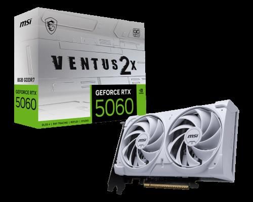 MSI GeForce RTX 5060 8G VENTUS 2X OC WHITE NVIDIA