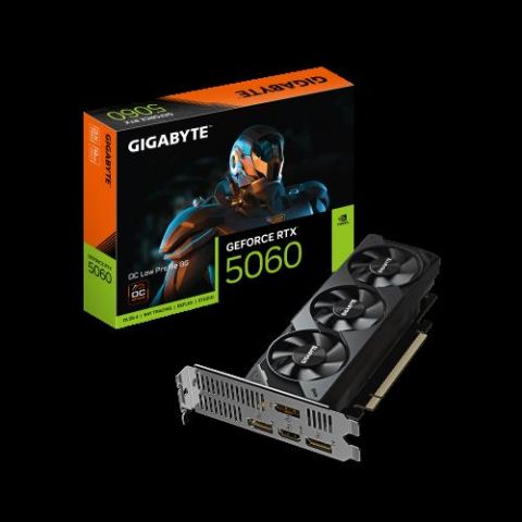 GIGABYTE GeForce RTX 5060 OC Low Profile 8G Tarjet