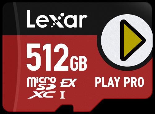 Lexar PLAY PRO microSDXC 512 GB UHS-I Clase 3