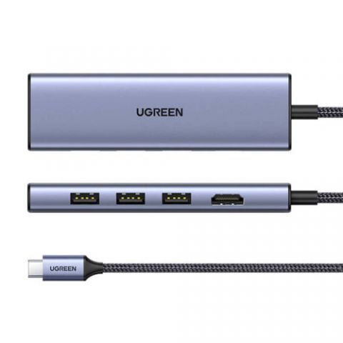 Ugreen 20956A hub de interfaz USB Tipo C 5000 Mbit