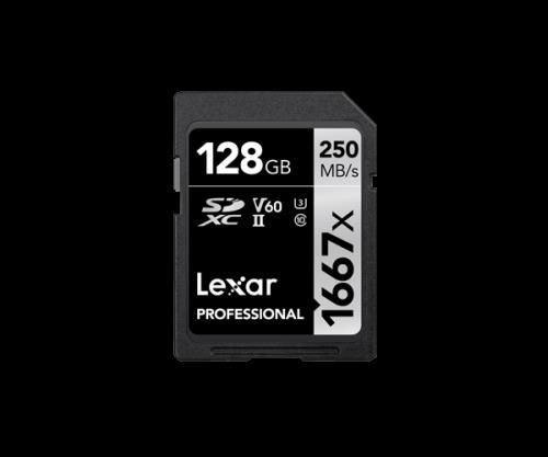 Lexar SDXC, 128 GB UHS-II Clase 10