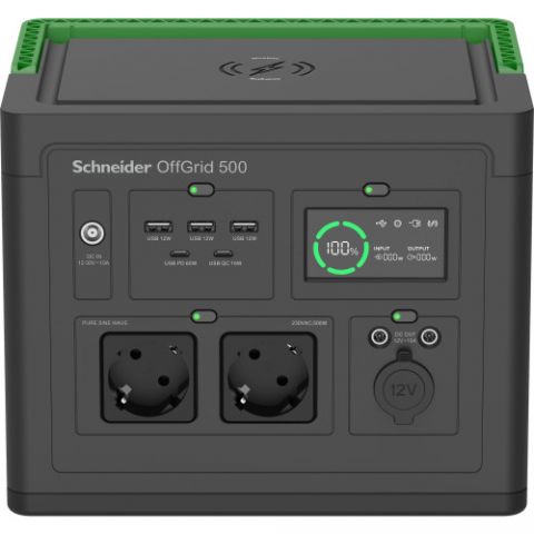 SCHNEIDER OFFGRID PORTABLE POWER STATION 500, 517
