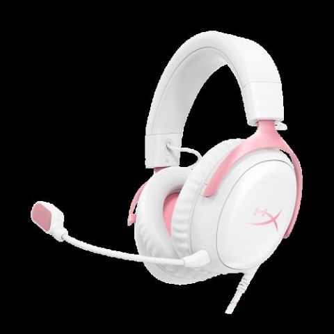 HP HYPERX CLOUD III WHITE-PINK - GAMING HEADSET -