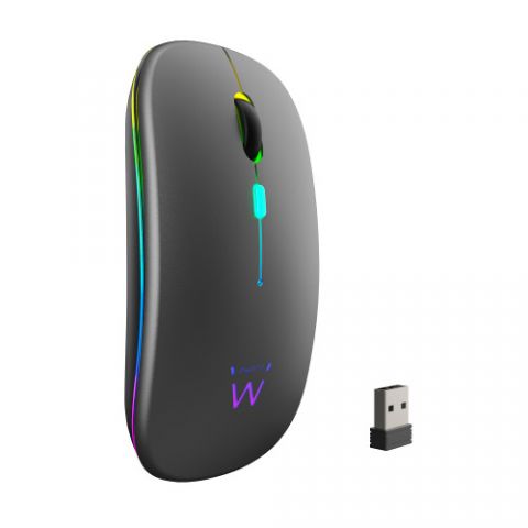 EWENT RATÓN INALÁMBRICO RECARGABLE DUAL CONEXIÓN B
