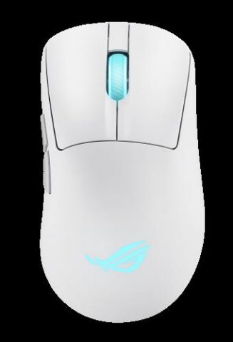 ASUS ROG Keris II Origin WHT ratón Juego mano dere