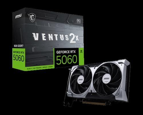 MSI GeForce RTX 5060 8G VENTUS 2X OC NVIDIA 8 GB G