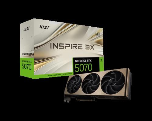MSI GeForce RTX 5070 12G INSPIRE 3X OC NVIDIA 12 G