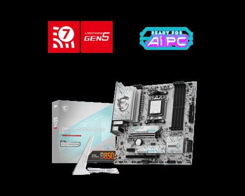 MSI B850M GAMING PLUS WIFI AMD B850 Zócalo AM5 mic
