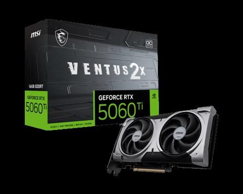 MSI VENTUS GeForce RTX 5060 TI 16G 2X OC PLUS NVID