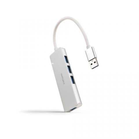 NANOCABLE HUB USB 3.0 4xUSB3.0. USB-A/M-USB 3.0/H