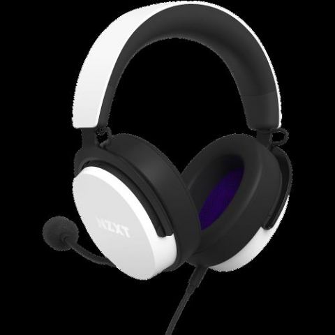NZXT RELAY AURICULARES CON MICROFONO, DTS, BLANCO