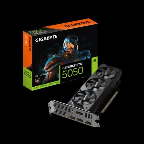 GIGABYTE GeForce RTX 5050 OC Low Profile 8G Tarjet