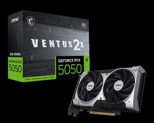 MSI GEFORCE RTX 5050 8G VENTUS 2X OC tarjeta gráfi