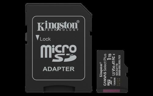 Kingston Technology 1TB microSDXC Canvas Select Pl