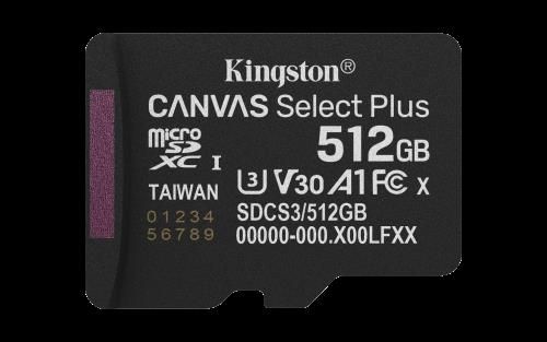 Kingston Technology 512GB micSDXC Canvas Select Pl