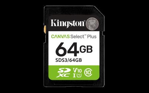 Kingston Technology 64 GB SDXC Canvas Select Plus
