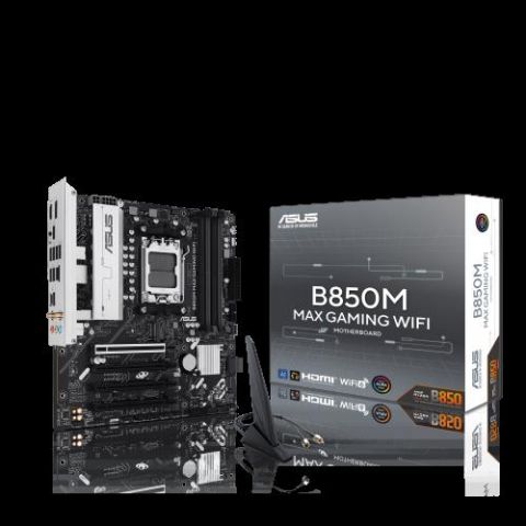 ASUS B850M MAX GAMING WIFI AMD B850 Zócalo AM5 mic
