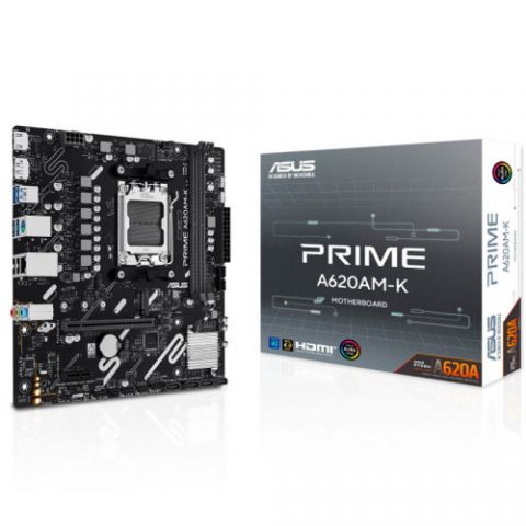 PLACA ASUS PRIME A620AM-K,AMD,AM5,A620A,2DDR5,128G